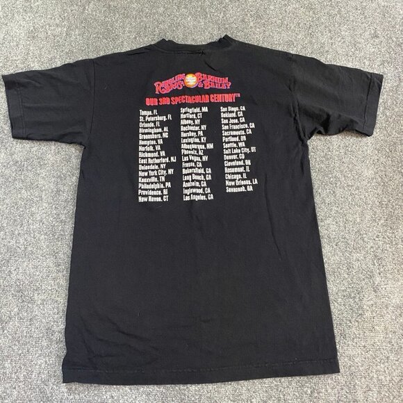 Ringling Brothers T-shirt M Black Double Sided Made in USA Official - Picture 5 of 5